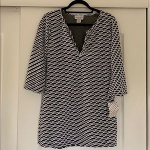 Jordan Taylor black & white cover up Sz M, NWT